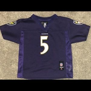 Size 24M Kids Flacco Jersey